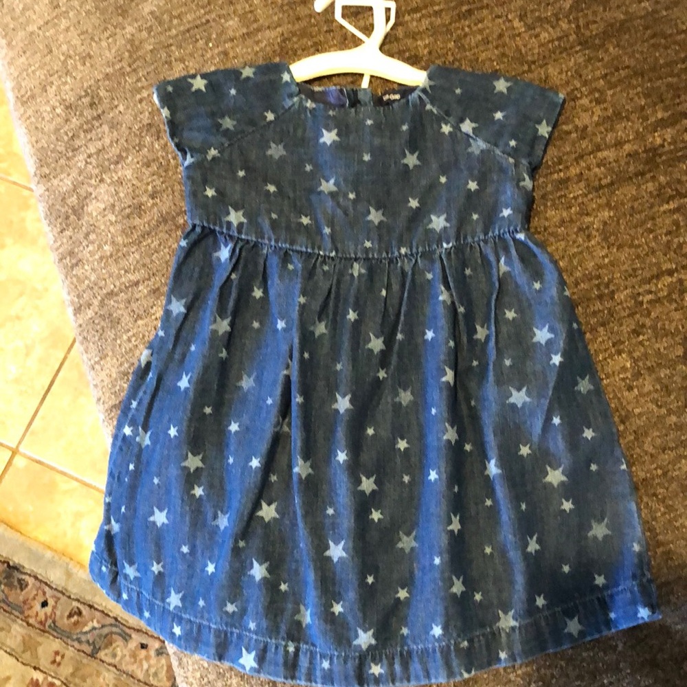 The Gap Denim Stars Dress with matching covers!